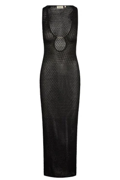 Monte Carlo Dress - Black Lace Crochet