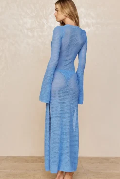 Montego Dress - Azure Lace Crochet