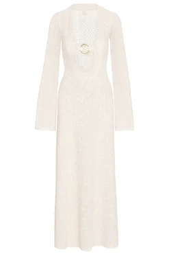 Montego Dress - Ivory Crochet