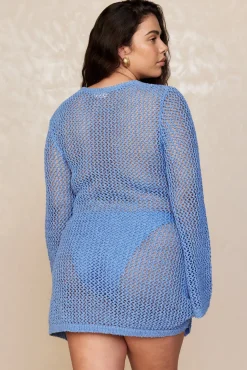 Montego Mini Dress - Azure Petit Crochet