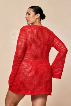 Montego Mini Dress - Chili Pepper Petit Crochet