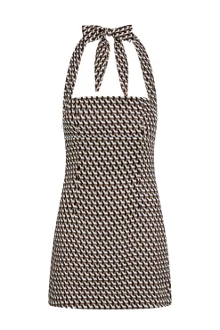 Montserrat Mini Dress - Husk Geo