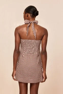 Montserrat Mini Dress - Husk Geo