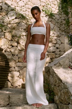 Montserrat Top - White Linen