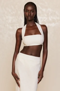 Montserrat Top - White Linen