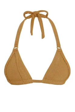 Morocco Top - Antique Gold Lurex Rib