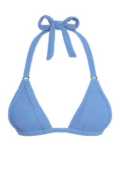 Morocco Top - Azure Crinkle