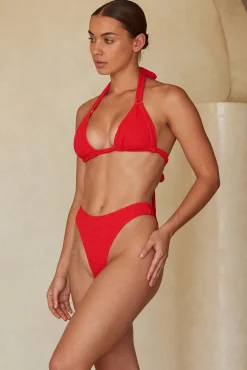 Morocco Top - Chili Pepper Crinkle