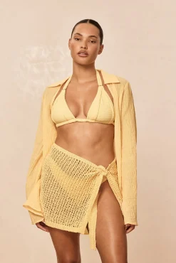 Morocco Top - Honey Crinkle