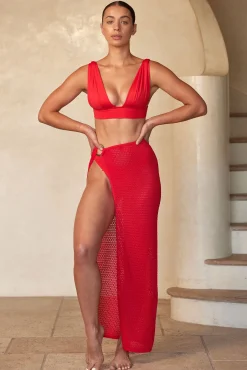 Palermo Skirt - Chili Pepper Lace Crochet