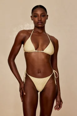 Palma Thong - Ivory Geo