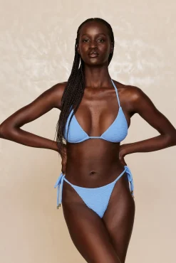 Palma Top - Azure Crinkle