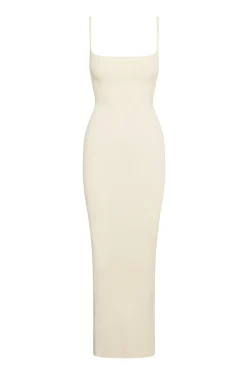 Provence Dress - Ivory Knit Rib