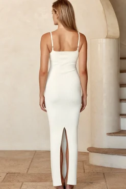 Provence Dress - Ivory Knit Rib