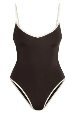 Ravello One Piece - Espresso/Ivory