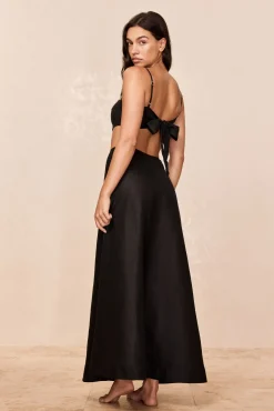 San Diego Skirt - Black Linen