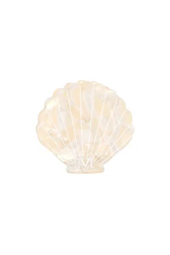 Sanibel Shell Hair Clip - Ivory Swirl
