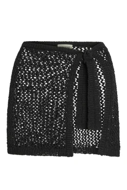 Santa Marta Sarong - Black Petit Crochet