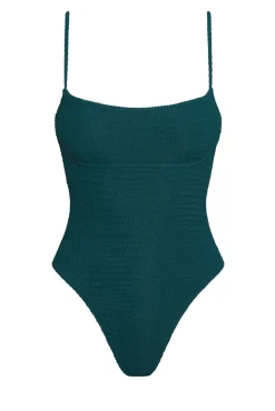 Sausalito One Piece - Evergreen Crinkle