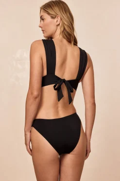 Seychelles Bottom - Black (Modest Coverage)