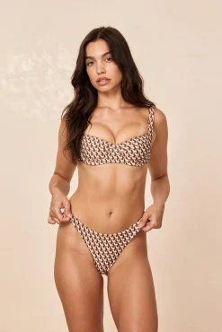 Sorrento Top - Husk Geo