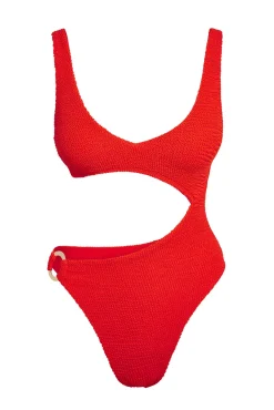 St. Barth's One Piece - Chili Pepper Crinkle