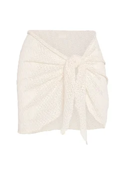 St. Barth's Skirt - Ivory Crochet