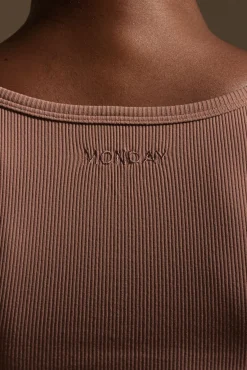 Tash Tank - Mauve Thin Rib