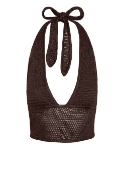 Toulon Top - Espresso Treble Knit