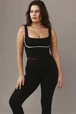 Zion Tank - Black/Ivory