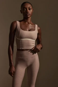 Zion Tank - Heather Mauve/Ivory