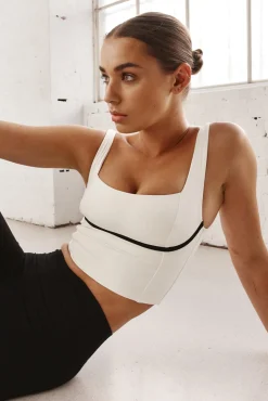 Zion Tank - Ivory/Black